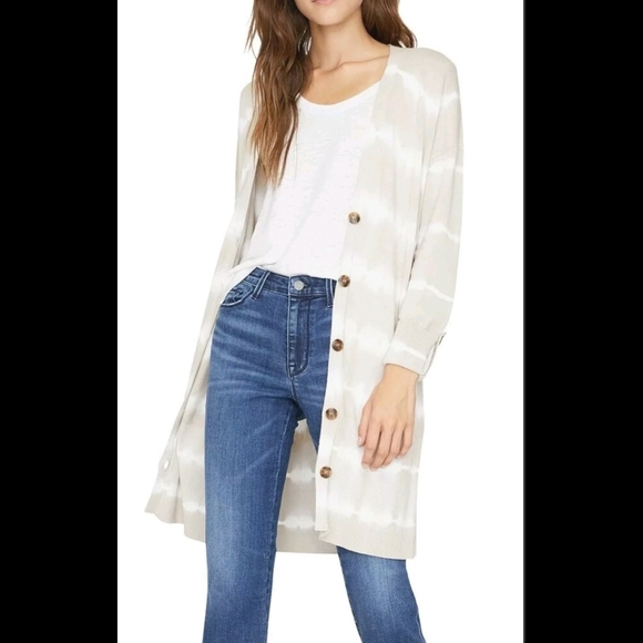 Sanctuary Sweaters | Nwt Sanctuary Long Flowy Cardigan Duster | Color: Cream/White | Size: Xs | Pepepizzazz's Closet